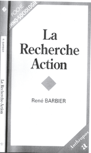 René Barbier La Recherche-Action